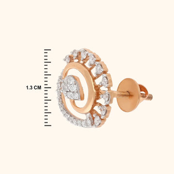 Beyond Beauty, a Legacy of Luxury Diamond Earring 18KT